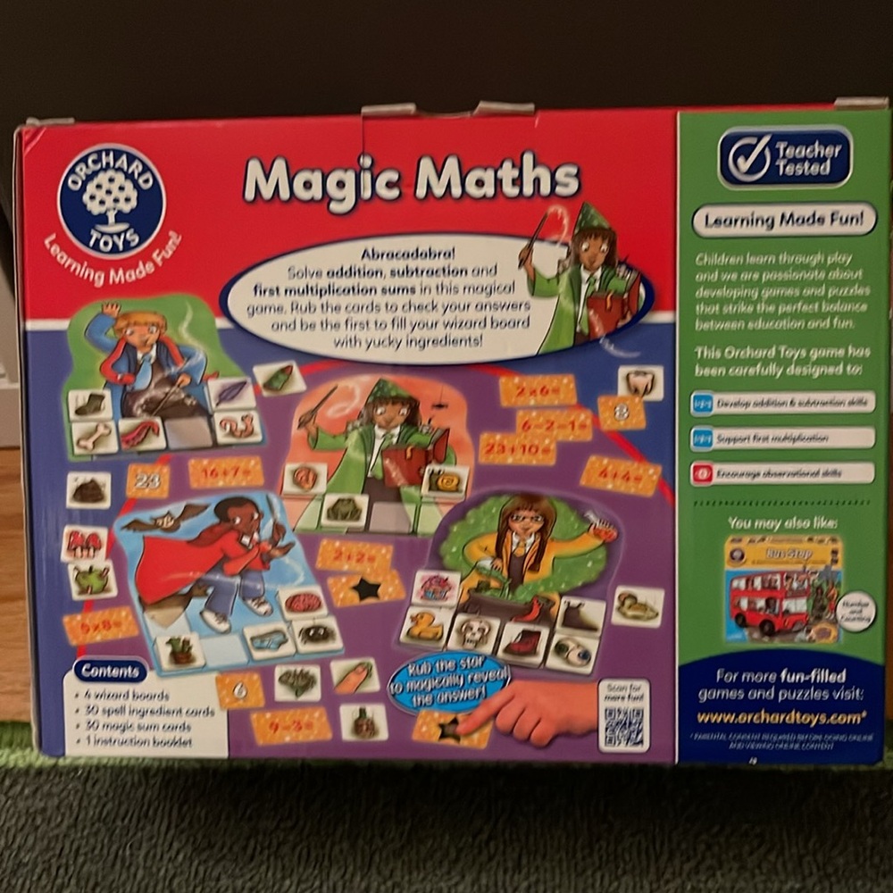 ORCHARD TOYS Magic Maths Game - Picture 4 of 4